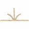 Ekena Millwork Richland Rough Sawn Timber Gable Bracket, Douglas Fir, 96"W x 64"H x 2"D x 4"F, 16/12 Pitch GBW096X64X0204RIC00RDF - alternate 2